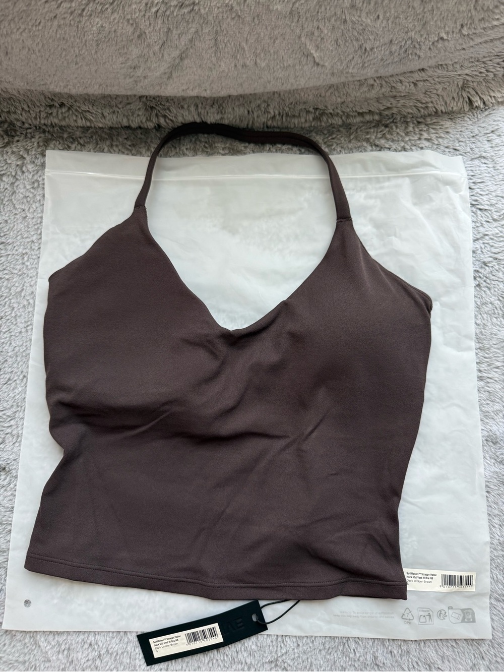 Oner Active SoftMotion Strappy Halter Neck Mid Tank Top with Built in Bra